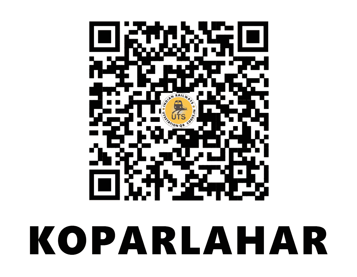 UTS QR Code for KOPARLAHAR - KPLR (NR - HIMACHAL PRADESH)